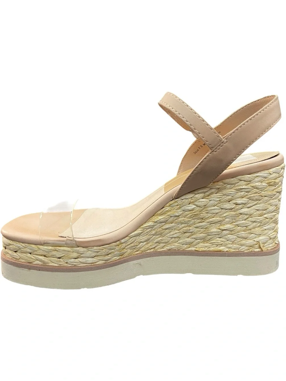 Dolce Vita Lealah Espadrille Wedge Sandals Blush Nude